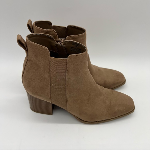 STYLE & CO Aloraaf Taupe Ankle Booties Size 9M - Picture 5 of 10